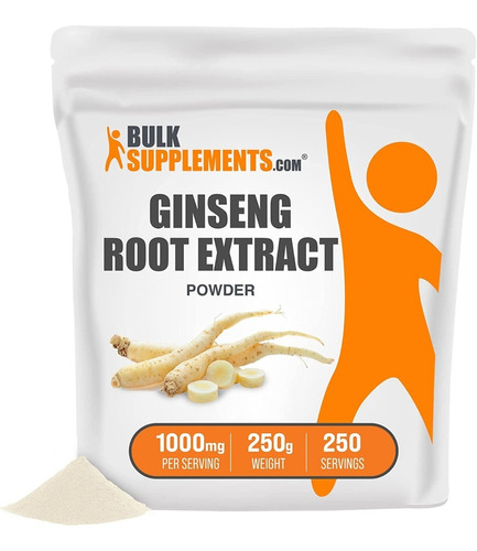 Bulk Supplements Ginseng Coreano Polvo 250gr