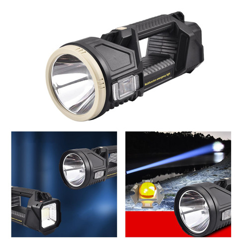 Linterna Led Lámpara Recargable Reflector Para Cortes De