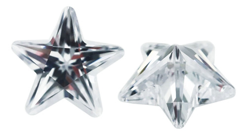 Piedra Zirconia Estrella 4mm Cristal (200 Pz)  Fiorella