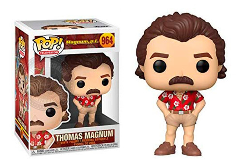 Serie de televisión Funko Pop Magnum P.i Thomas Magnum #964