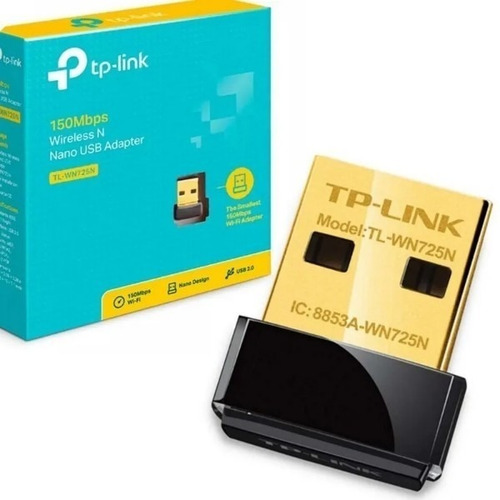 Imagem 6 de 10 de Adaptador Usb Tp Link Tl-wn725n Wireless Nano 150mbps