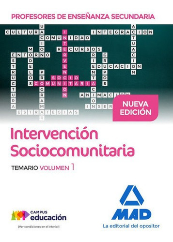 Profesores De Enseñanza Secundaria Intervencion Sociocom.&,,