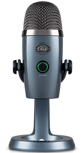 Micrófono Blue Yeti Nano Condensador Omnidireccional color shadow grey