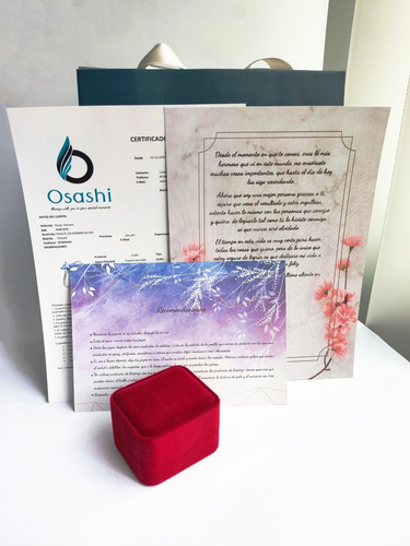 Aro Anillo De Compromiso En Plata Con Gema De Topacio Mod3