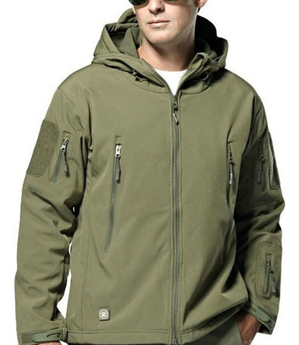 Chaqueta Táctica Militar De Piel De Tiburón Suave