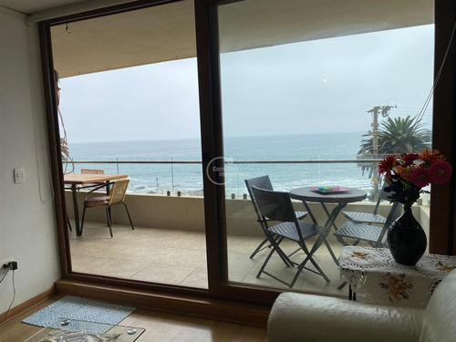 Venta Departamento En Concón De 3 Dorm. Primera Linea Playa