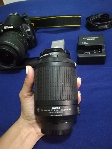 Imagen 7 de 9 de Cámara Fotográfica Nikon D3000 + Lentes + Cargador + Bolso