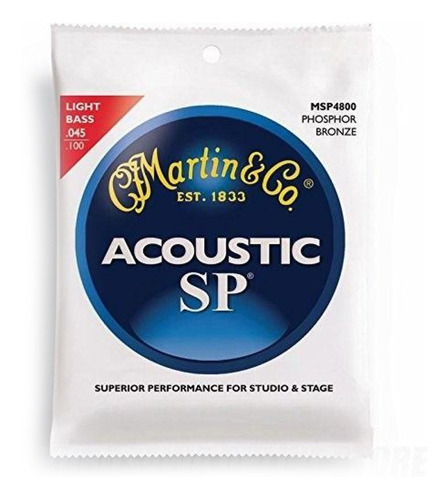 Encordado Para Bajo Acustico Martin & Co Msp