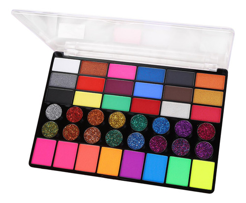 Paleta De Maquillaje A Base De Agua Face Paint 42 Colorida