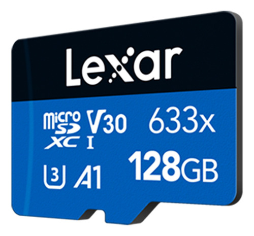Tarjeta de memoria Lexar LSDMI128BB-633A High-Performance 633x con adaptador SD 128GB