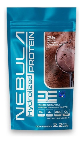 Nebula Be Supplements Proteina Whey Isolate 1 Kg 26 Serv Sabor Chocolate
