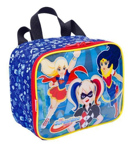 Lancheira Térmica Super Hero Girls Merendeira Escolar