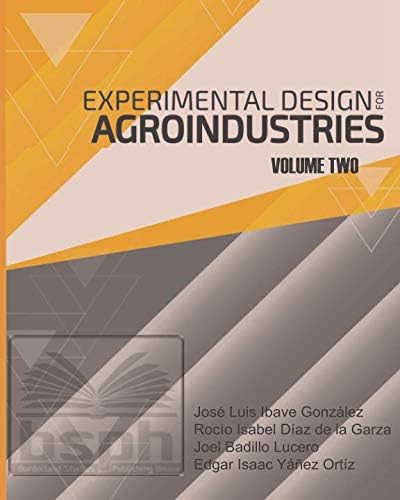 Libro: Experimental Design For Agroindustries: Volume Ii (sp