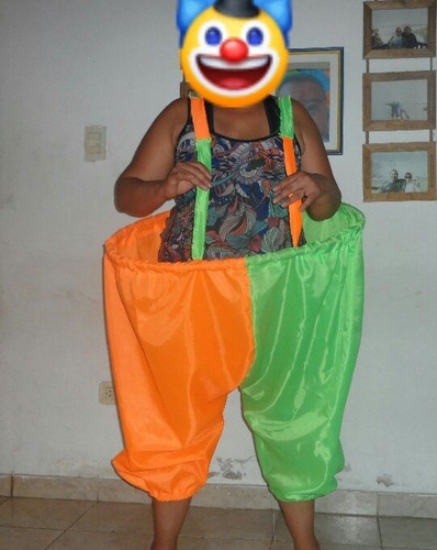 Pantalón Payaso Animaciones Disfraz (adultos)