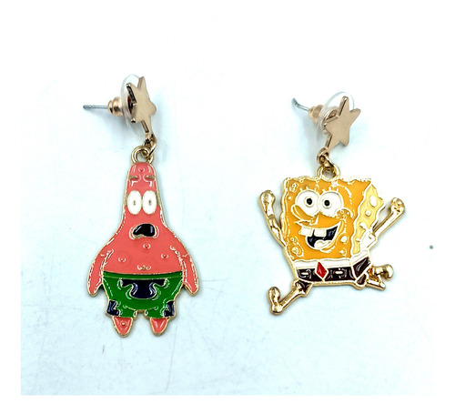 Aretes Bob Esponja Patricio Kawaii