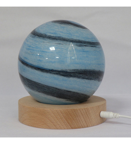 Lámpara De Mesita De Noche Recargable Por Usb Planet Night L