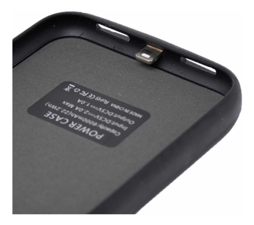Imagen 5 de 10 de Kit Funda Cargadora iPhone 11 Mas Cable De 2 Metros