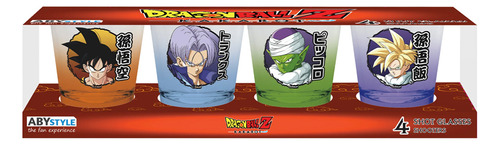 Set De Regalo De Dragon Ball Z Kakarot-her Shot Glass Set