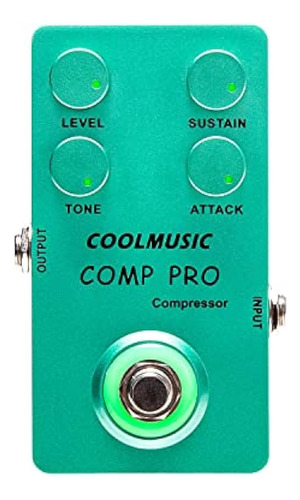 Coolmusic C-cs01 Pedal Compresor, Pedal De Guitarra Comp Efe