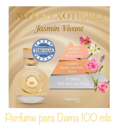 Perfume Terramar Jazmín Vivant Notes Exotiques Para Dama