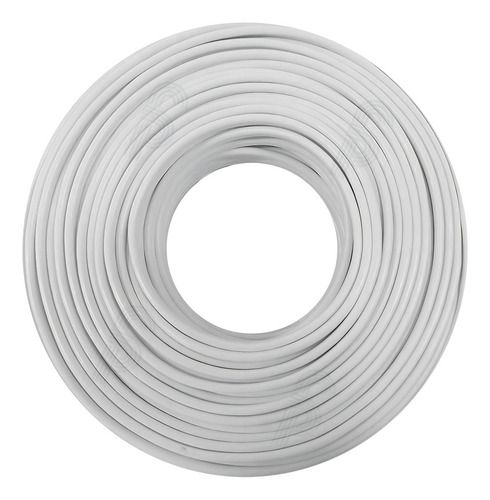 Cable Pot Flexible Spt-3 10 Awg Argos 300v Antiflama 100m Cubierta Blanco