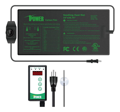 Ipower Controlador Digital Termostato Termico Almohadilla 10