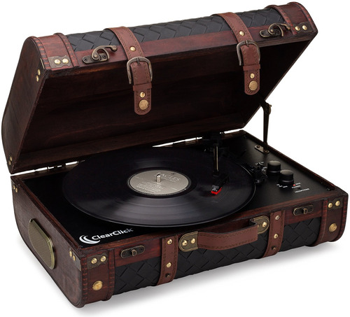 Tornamesa Clearclick Vintageturntable With Bluetooth And Usb