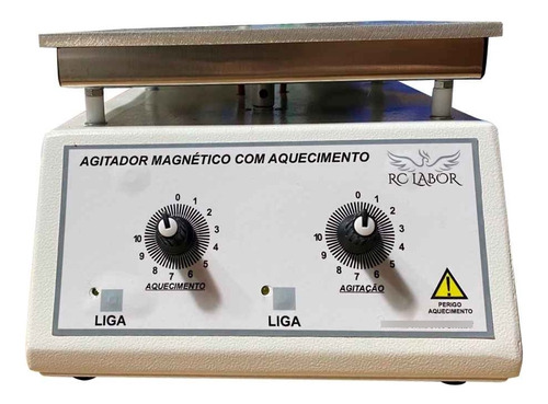 Agitador Magnético Aquecimento Controle De Temperatura 127v