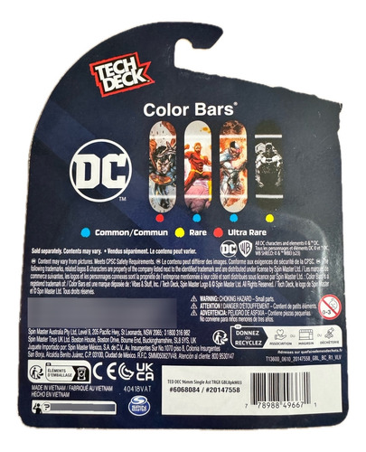 Tech Deck Patineta Skateboard - Dc Superheroes Target Excl Azul Superman