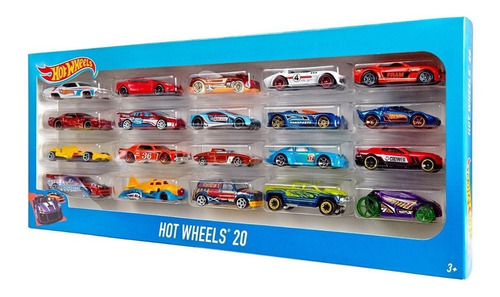 Hot Wheels Autos 20 Modelos Diferentes, H7045 Mattel