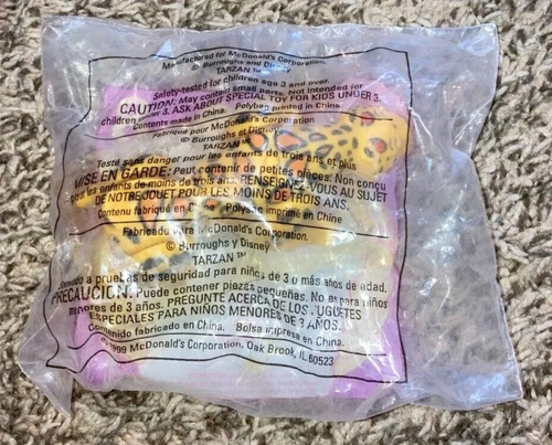 Tarzan Disney 4 Figuras Happy Meal Terk Clayton Jane Tantor