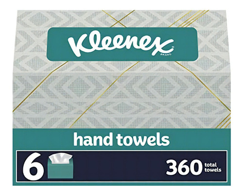 Kleenex Toallas Para Mano, 60 Unidades, Paquete De 6 Color Ver Imagen