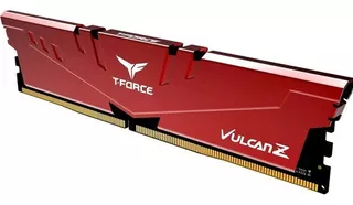 Memoria RAM T-Force Vulcan Z gamer color red 8GB 1 Team Group TLZRD48G2666HC18H01
