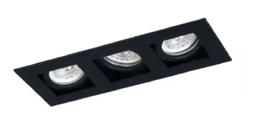 Embutir Spot Plafon 3 Luces Apto Led Antideslumbrante Dicro