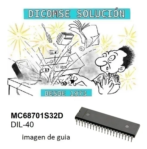 Integrado Mc68701s32d Mc68701 Dil40 Microcomputer C Eprom