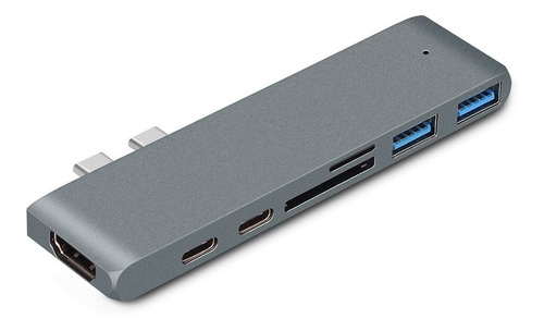 Adaptador Hub Usb C 7 Em 1 Macbook Pro Air Hdmi