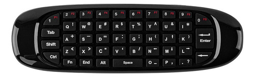 Mini Teclado Inalambrico Air Recargable Gadnic Mouse Color del mouse Negro Color del teclado Negro