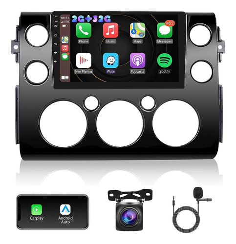 Radio Coche Android 2g 32g Toyota Fj Cruiser, Unidad Carplay