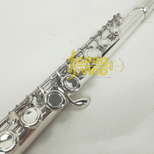Flauta Transversal Prateada Schieffer Schf 001