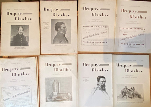 Uruguay Filatélico, Revista, Década 50, 300 Cada Una, Rba