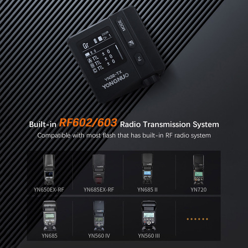 Disparador De Flash Inalámbrico Flash Yn685/ii/ Yongnuo Yn65