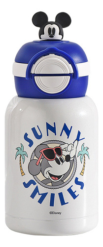 Taza De Agua Mickey Thermos Cup Student Para Niños, 550 Ml