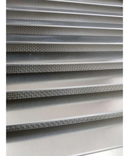 Imagem 5 de 7 de 12 Grades De Ventilação Alumínio Itc 20x20cm Com Tela