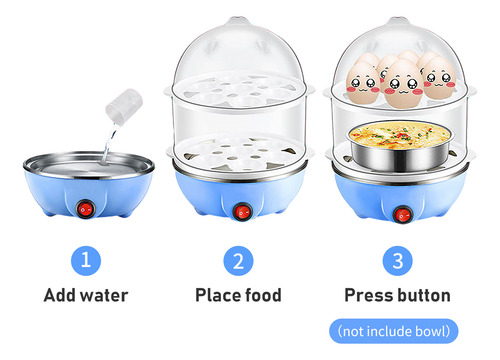 Cocina Eléctrica, Taza De Cocina Con Capacidad Para Huevos H
