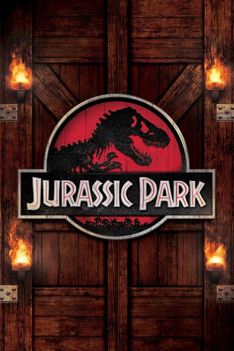 Posters Cine Jurassic Park Afiches Peliculas Lona 90x60 Cm