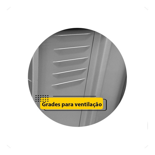 Roupeiro De Aço Locker 8 Portas Grande Vestuario Multiuso