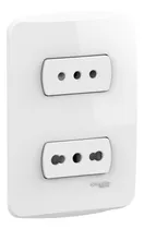 Comprar ENCHUFE SIMPLE 10\u002F16A + TOMA 10A BLANCO ARMADA MILUZ