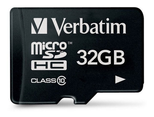 Memoria Micro Sd 32gb Verbatim Clase 10 Celular + Adaptador