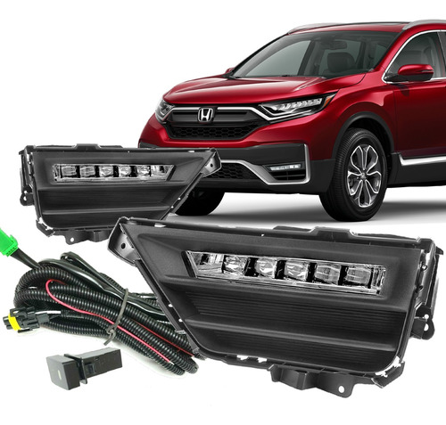 Faro Niebla Honda Cr-v Crv 2020 Touring Full Led Kit