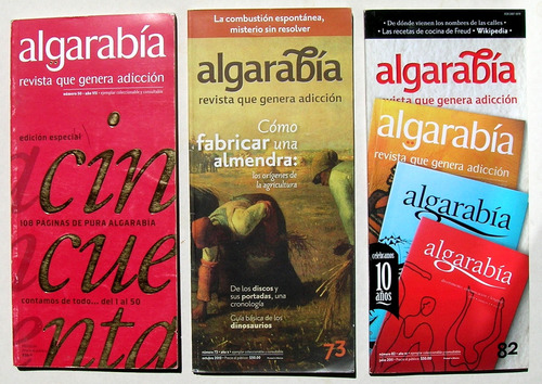 Revista Algarabia No. 50, 73 Y 82, Set De 3 Numeros, 3x1